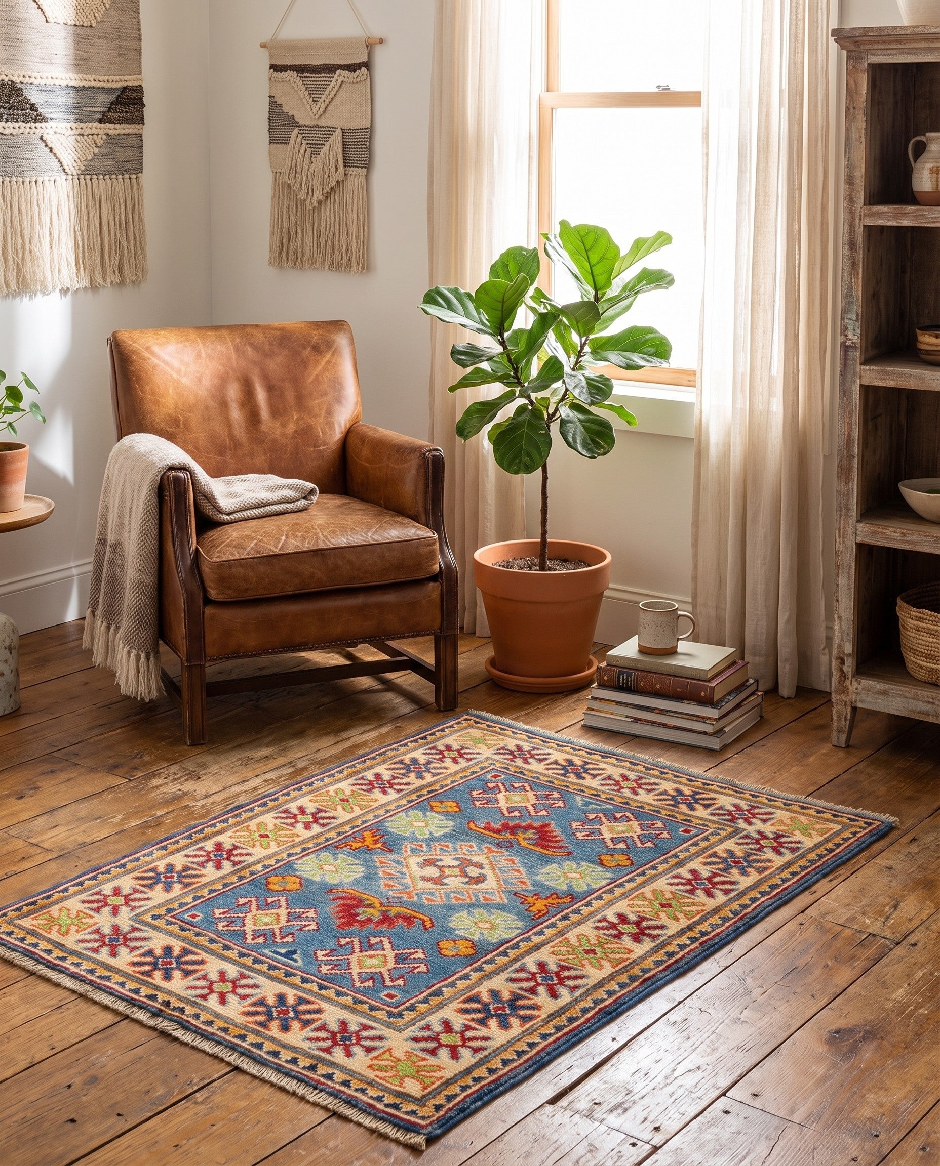 2' 1 x 3' 1 Hand Knotted Kazak Rug