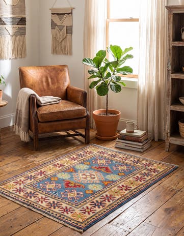 2' 1 x 3' 1 Hand Knotted Kazak Rug