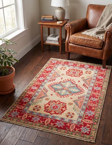 2' 8 x 4' 2 Hand Knotted Kazak Rug