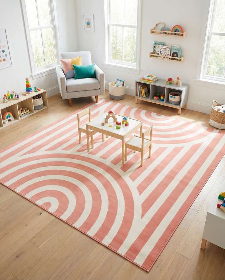 7' 10 x 7' 10 Whimsy Kids Square Rug