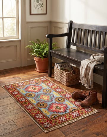1' 10 x 2' 11 Hand Knotted Kazak Rug