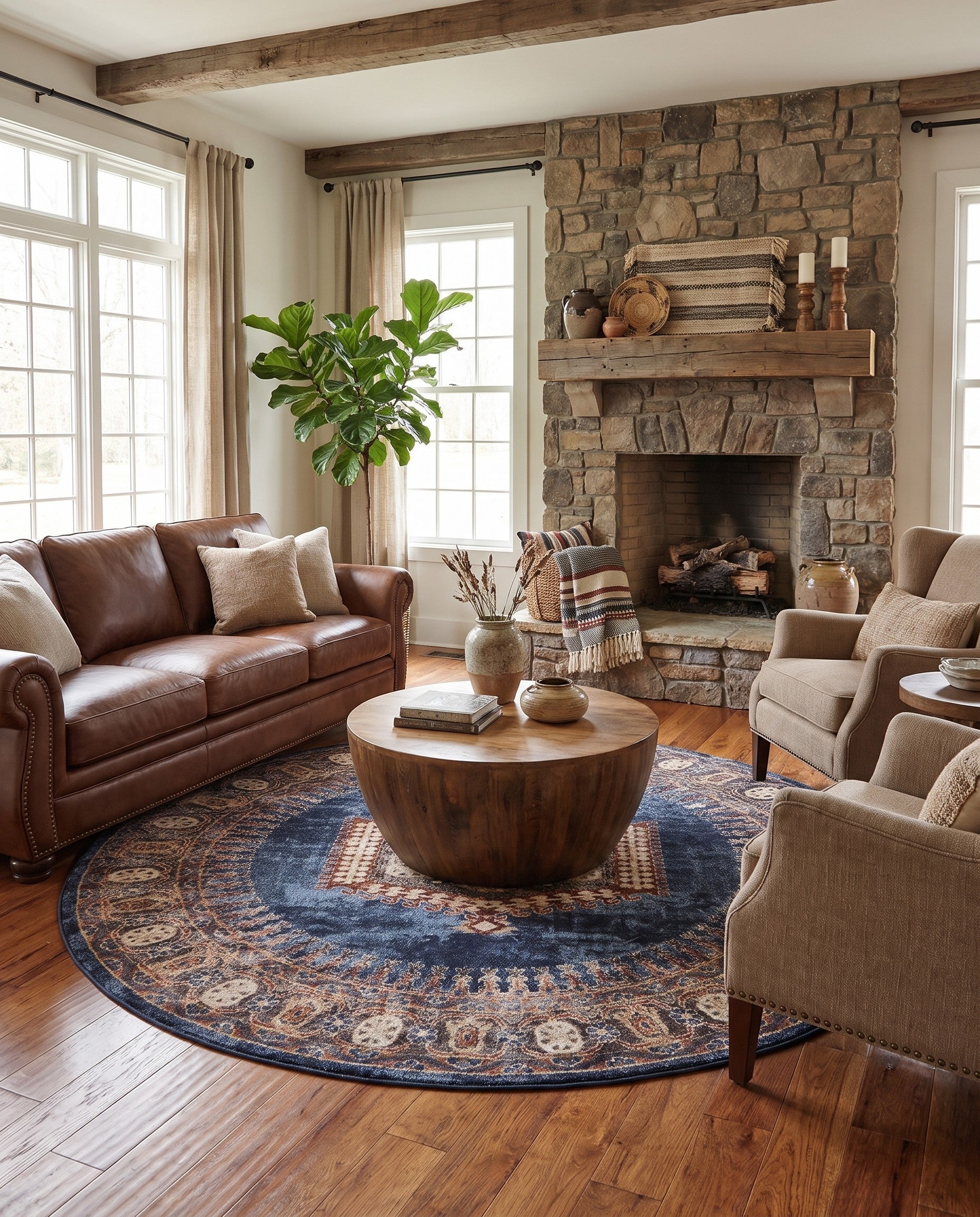 305cm x 305cm Arcadia Round Rug