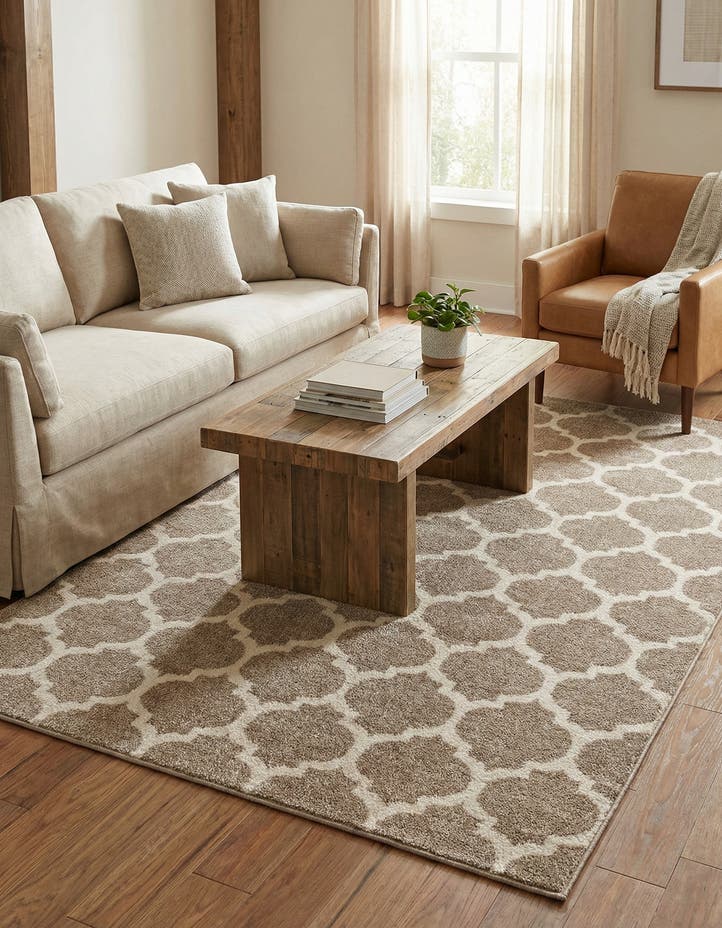 5' 3 x 8' Lattice Rug