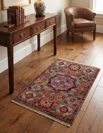 2' x 3' Hand Knotted Mamluk Ziegler Rug