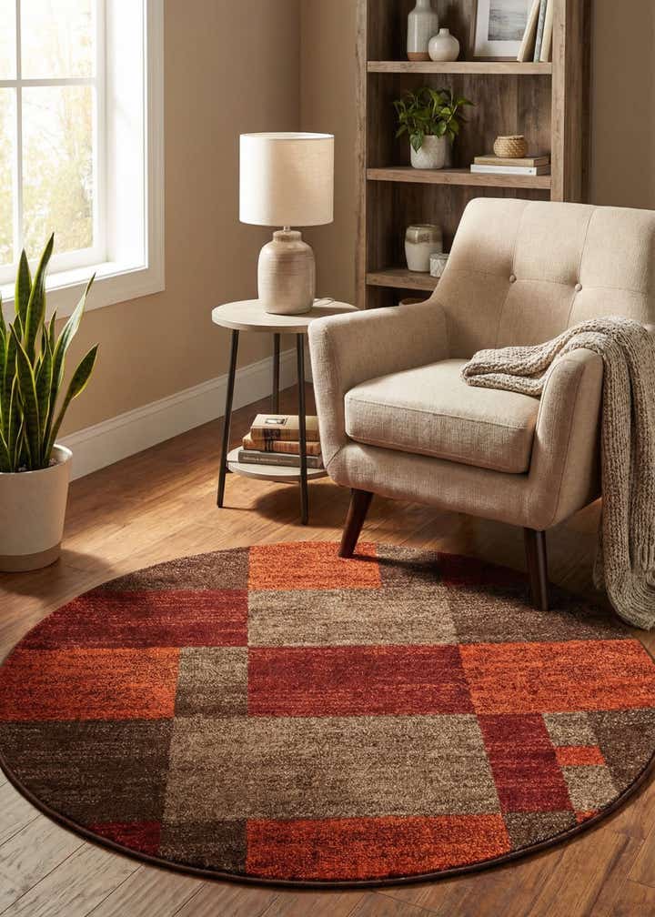 4' 1 x 4' 1 Harvest Round Rug