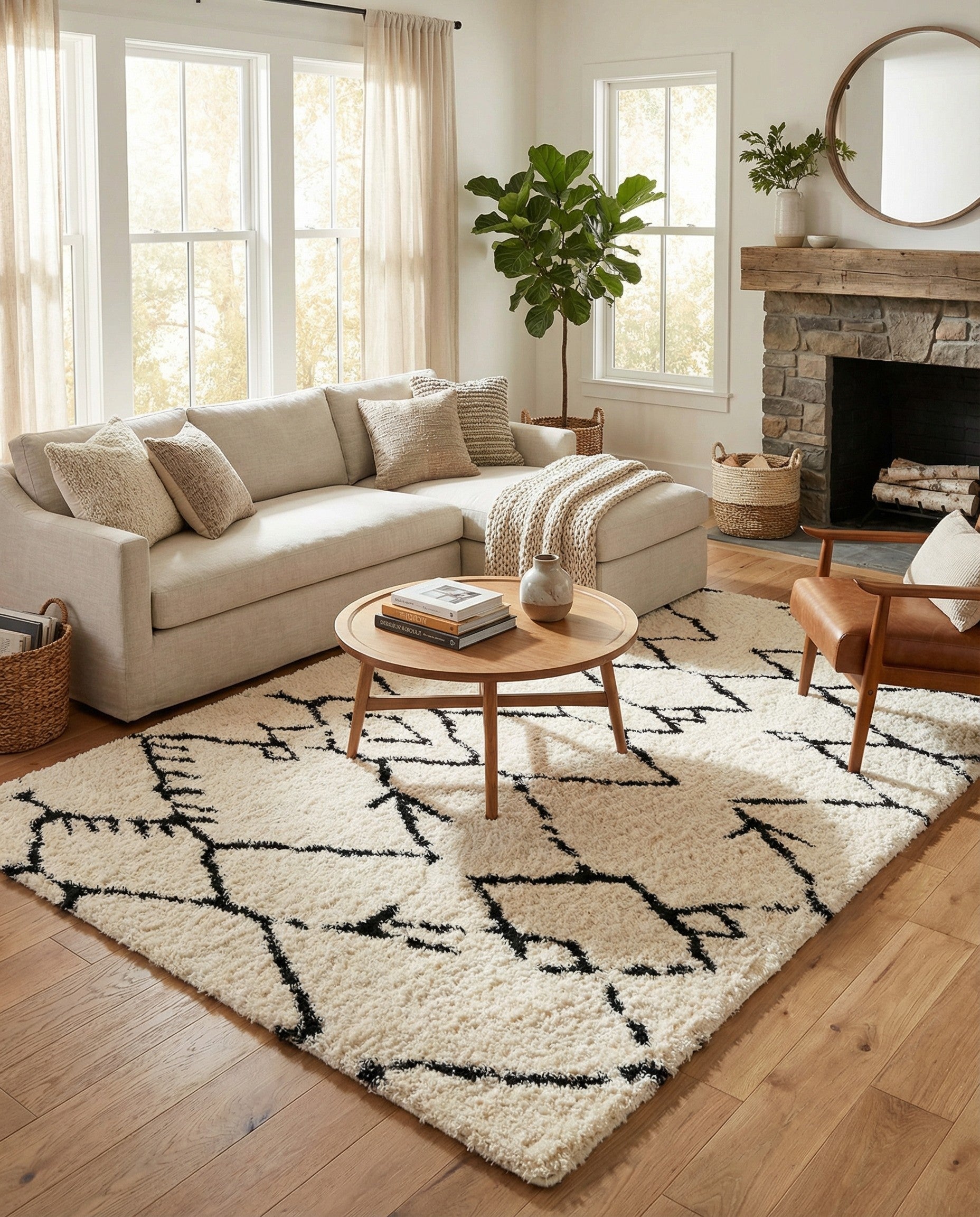 Primary image  10' x 14' Infinity Shag Rug