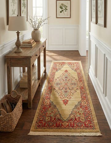 Tan Sara Runner Rug