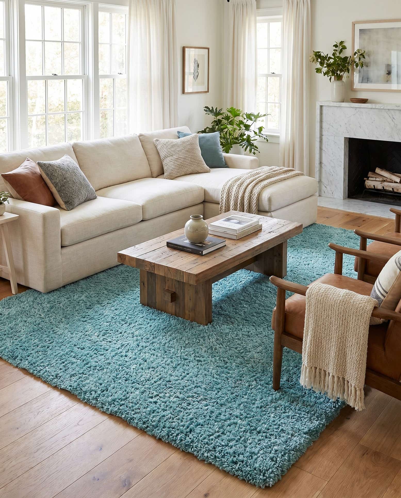 9' x 12' Zermatt Shag Rug