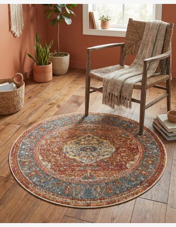 3' 3 x 3' 3 Santiago Round Rug