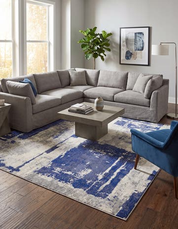 Navy Blue Legacy Rug