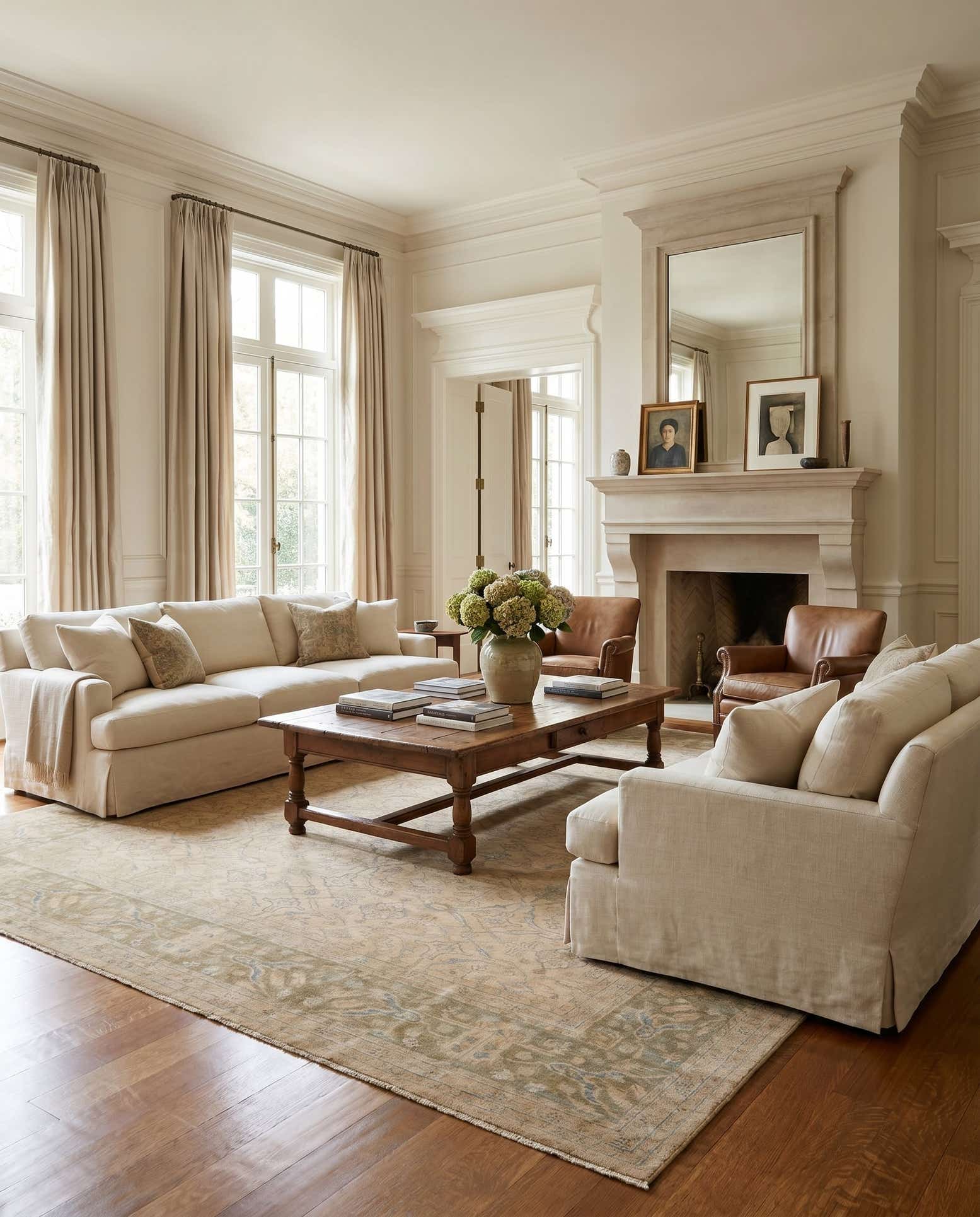 11' 9 x 14' 7 Hand Knotted Ziegler Oriental Rug