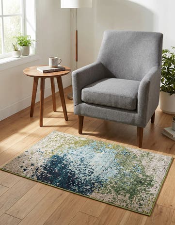 3' 3 x 5' 3 Washable Hyacinth Rug
