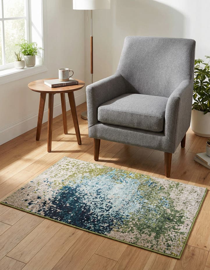 3' 3 x 5' 3 Washable Hyacinth Rug