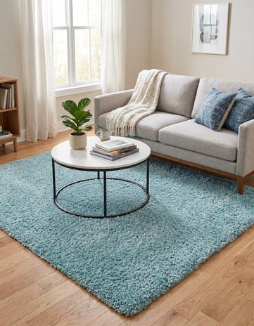 5' 3 x 5' 3 Zermatt Shag Square Rug