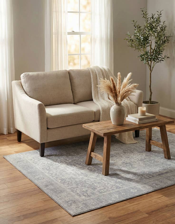 Detail image of 3' 6 x 5' 6 Washable Timeless Rug