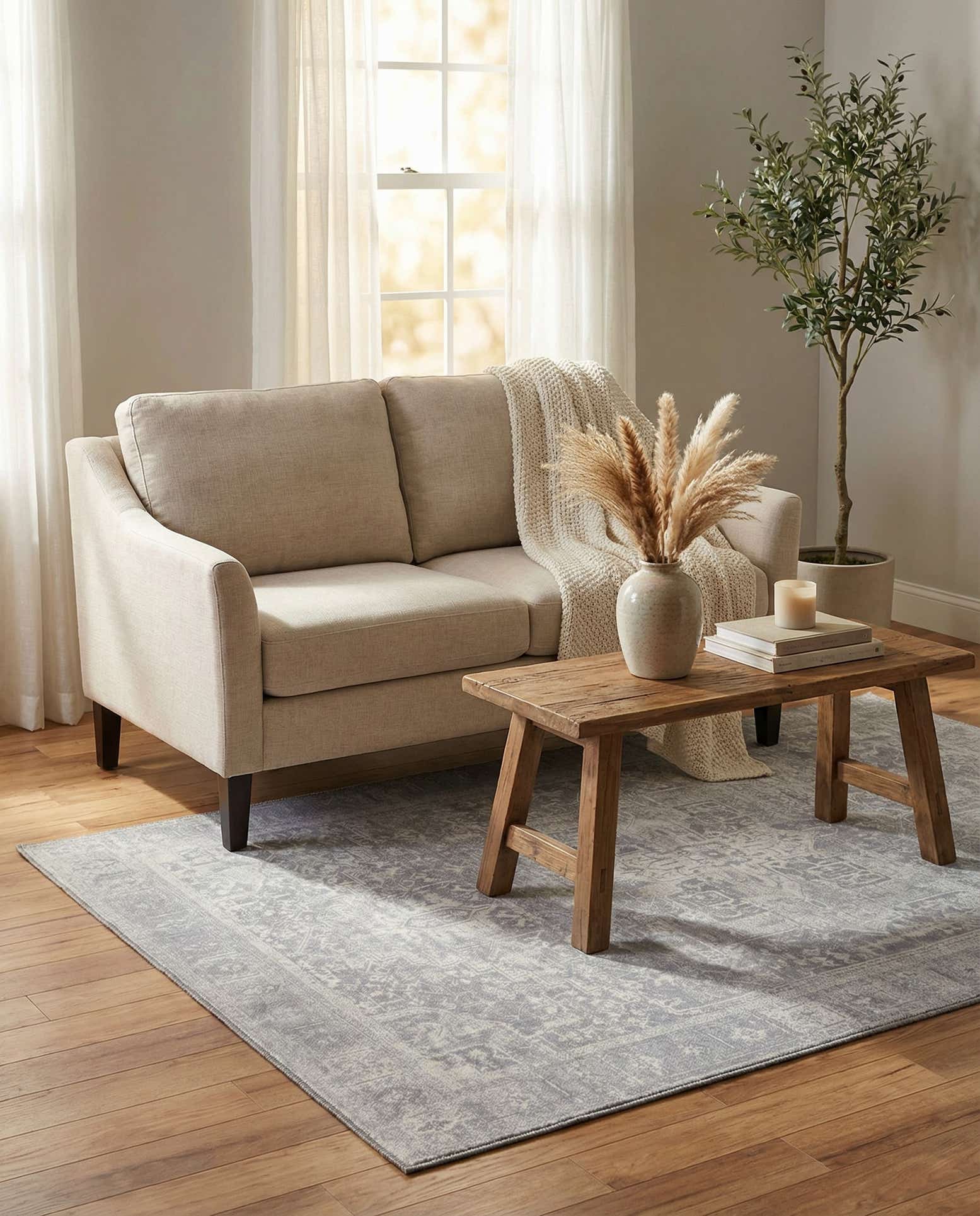 3' 6 x 5' 6 Washable Timeless Rug