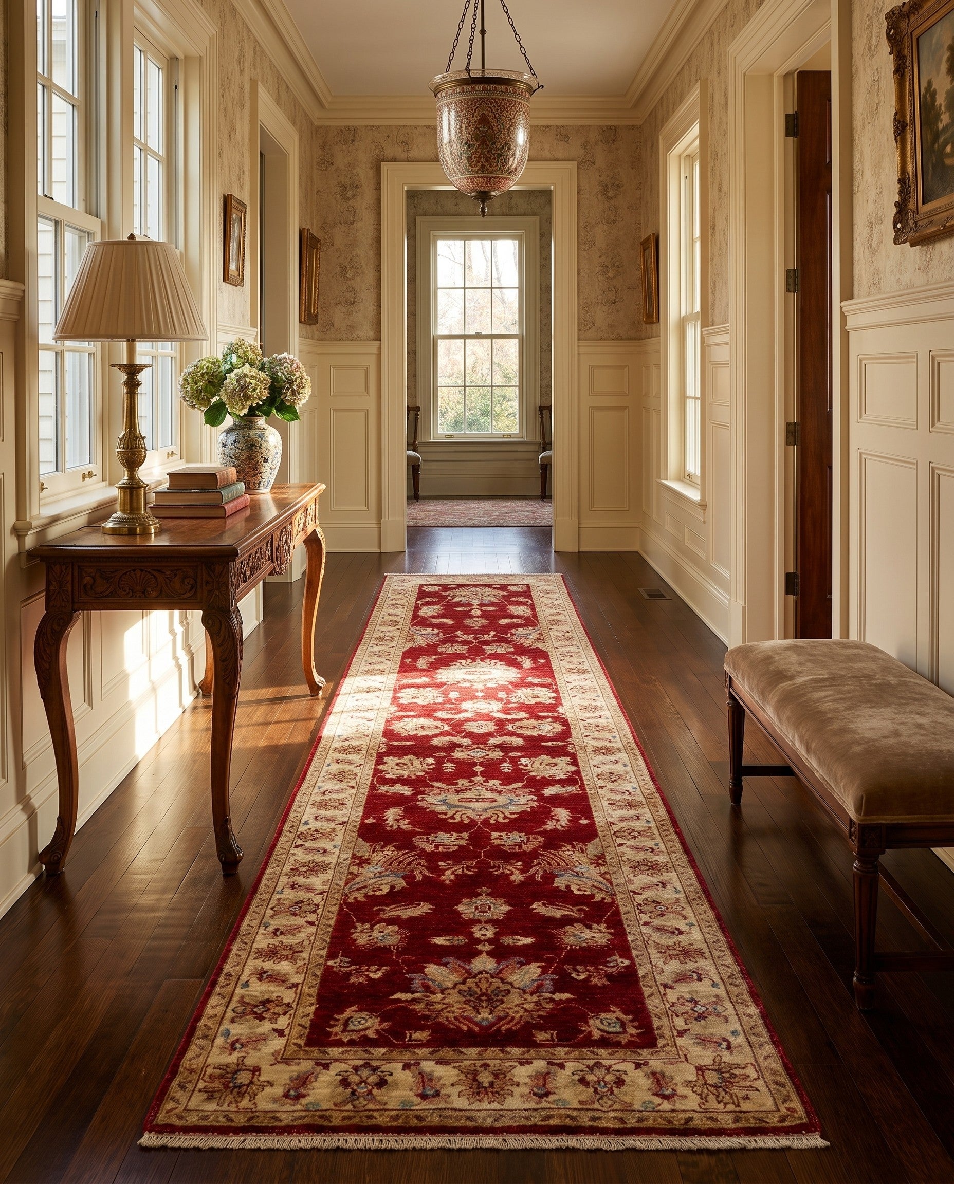 2' 8 x 10' 2 Hand Knotted Ariana Ziegler Runner Rug
