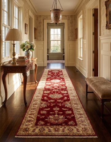 2' 8 x 10' 2 Hand Knotted Ariana Ziegler Runner Rug