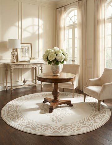 7' 10 x 7' 10 Hermitage Round Rug