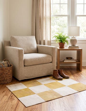 2' 1 x 3' 1 Cowhide Leather Rug