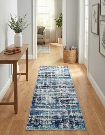 Blue Malibu Runner Rug