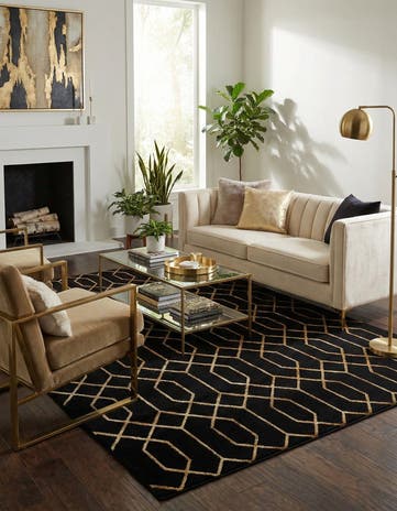 7' 10 x 10' Marilyn Monroe™ Glam Trellis Rug