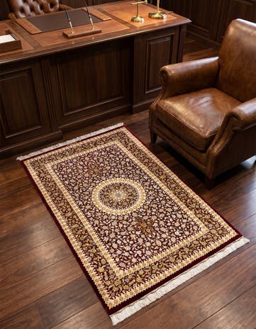 3' 3 x 5' 1 Ghom Silk Rug