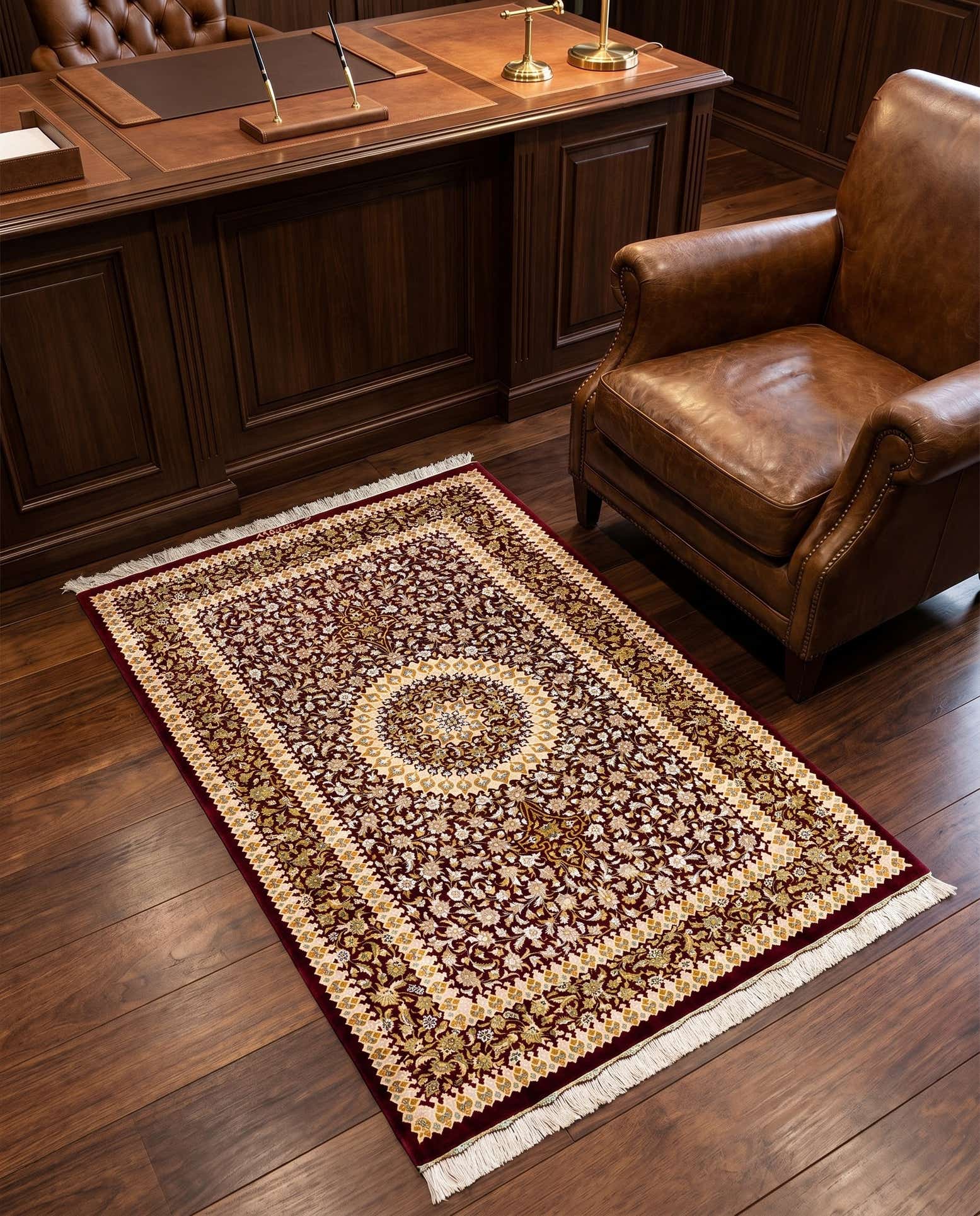 3' 3 x 5' 1 Ghom Silk Rug