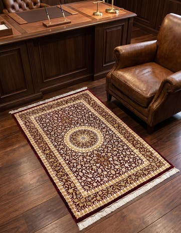 3' 3 x 5' 1 Ghom Silk Rug