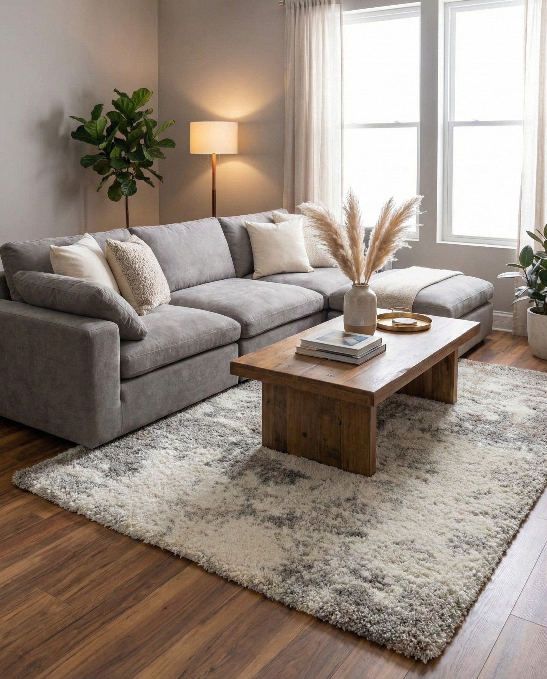 Primary image  7' x 10' Soft Touch Shag Rug