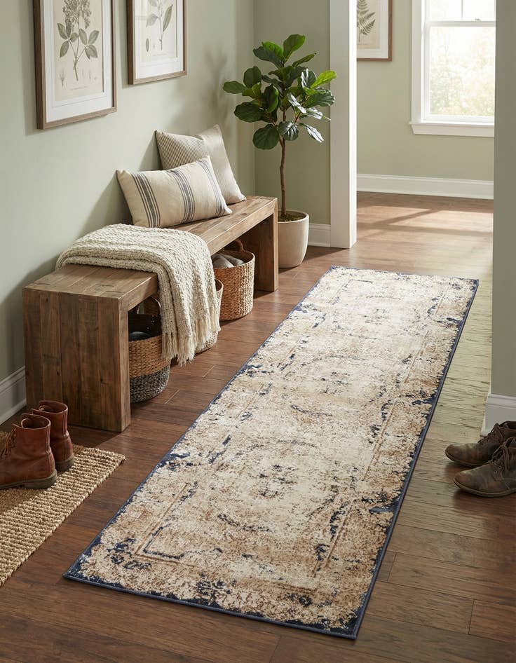 Detail image of 2' x 6' 9 Eliza Runner Rug