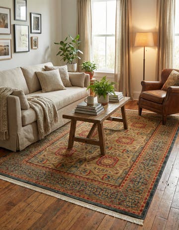 Blue Mamluk Rug