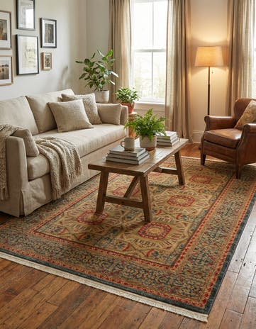 Blue Mamluk Rug