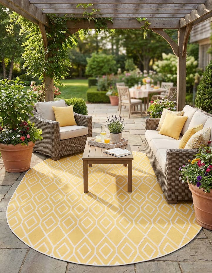 7' 10 x 10' Easy-Clean Jill Zarin Turks and Ca...