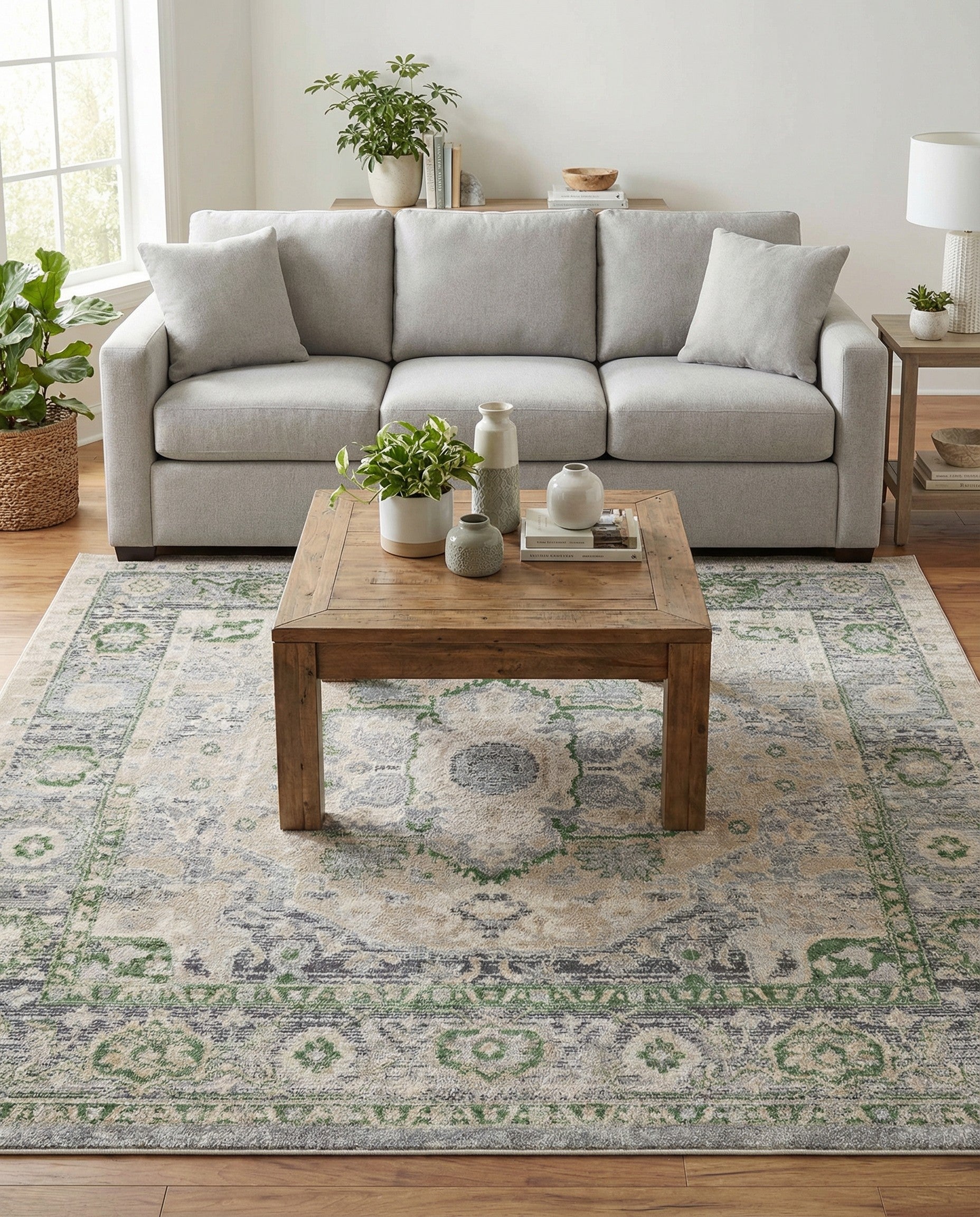 8' x 8' Madeline Vintage Square Rug