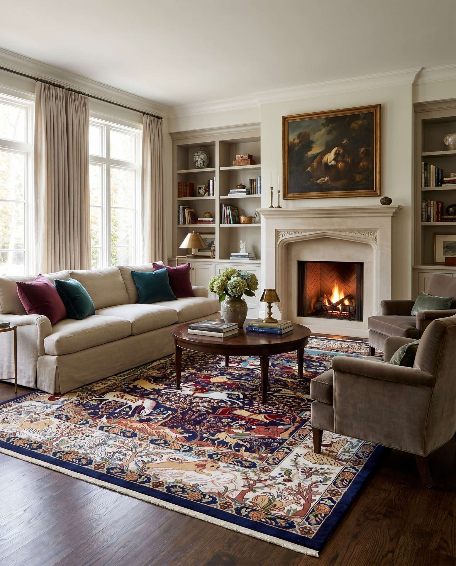 10' x 13' Nain Design Rug