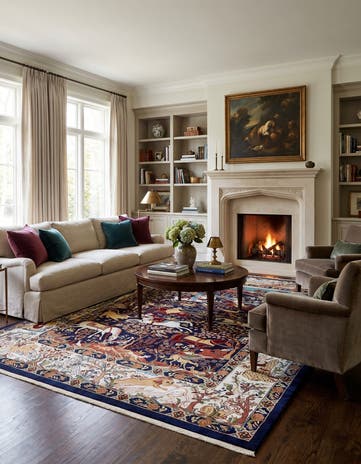 10' x 13' Nain Design Rug
