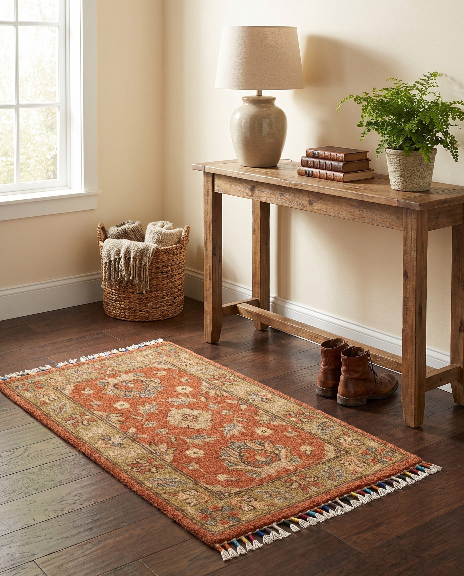 1' 11 x 3' Hand Knotted Ariana Ziegler Rug