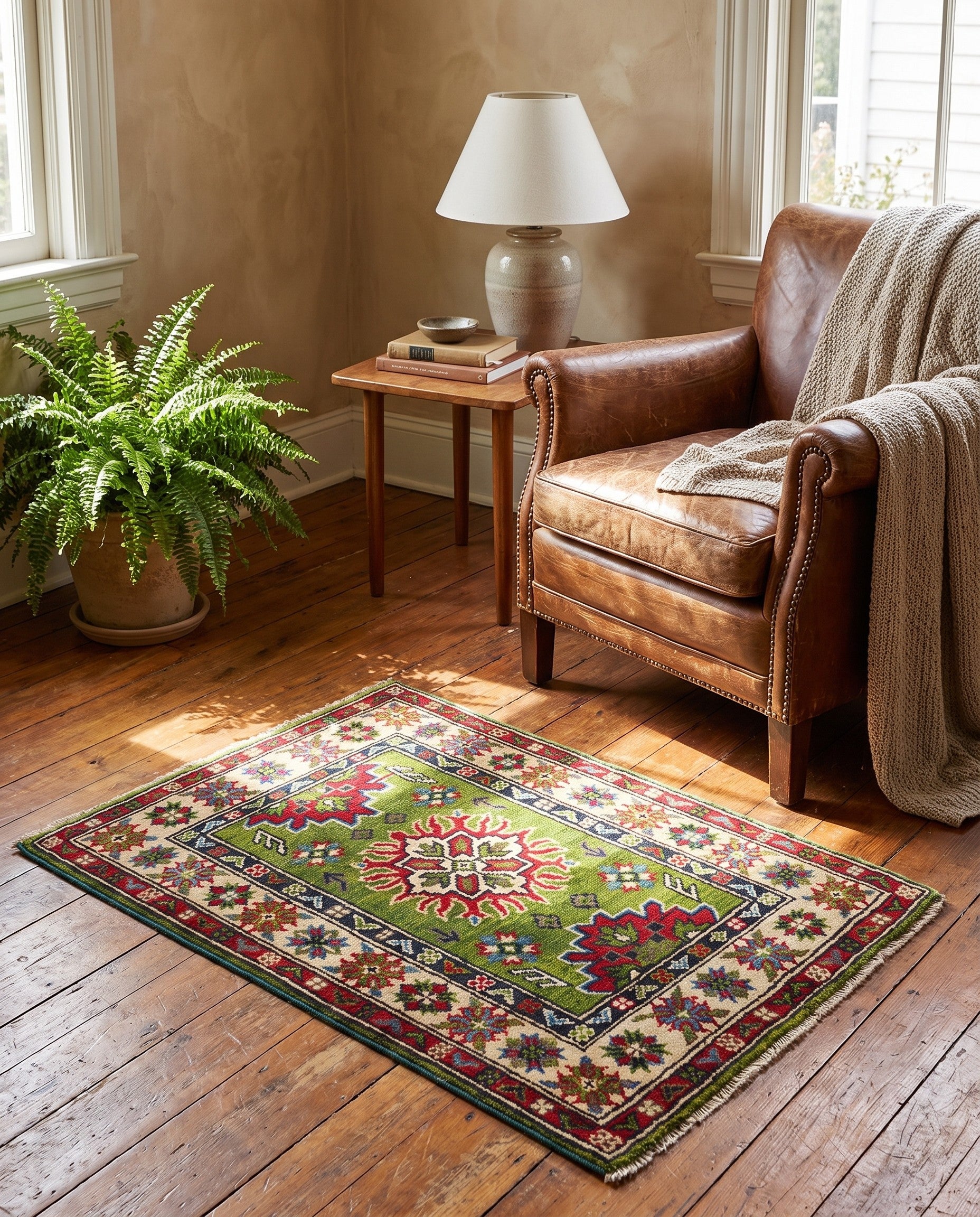 2' 1 x 3' 1 Hand Knotted Kazak Rug