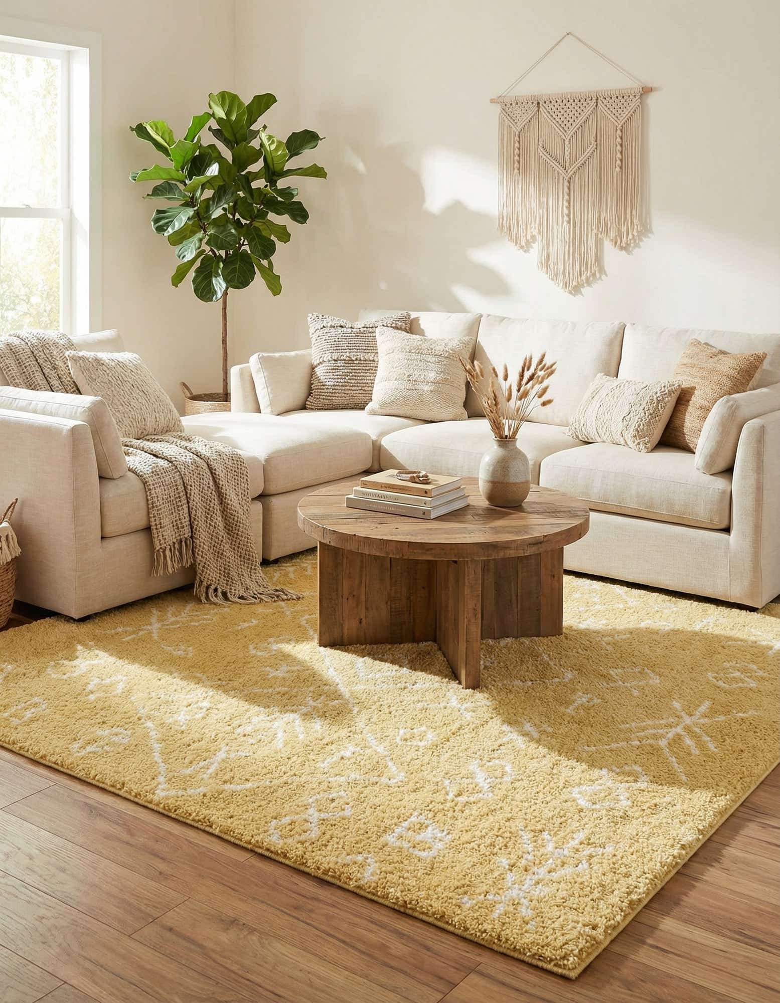 8' x 8' Moroccan Shag Square Rug