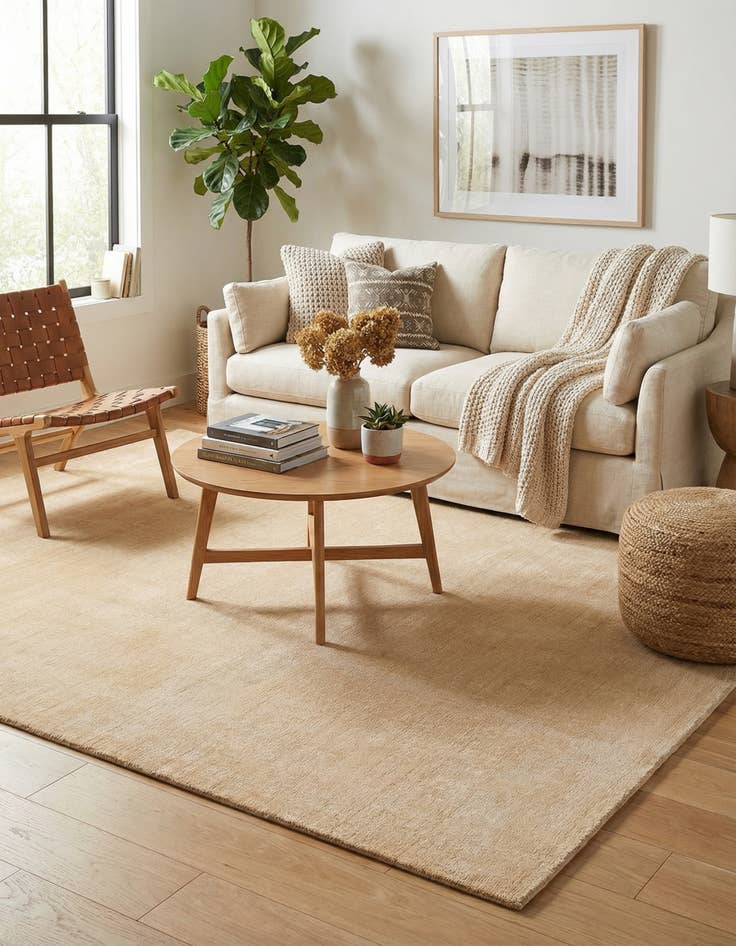 Detail image of 5' 7 x 8' 2 Luna Wool Rug