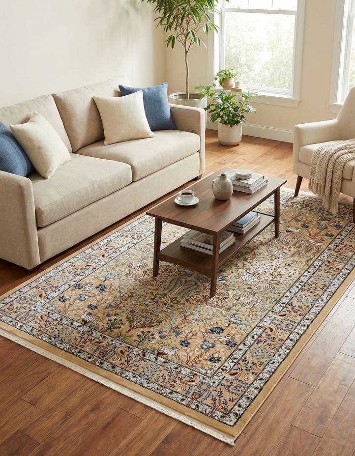 5' 3 x 8' Nain Design Rug