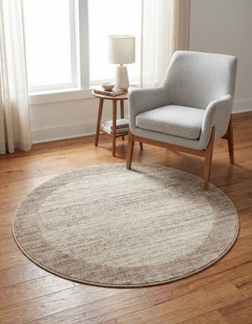 4' x 4' Angelica Round Rug