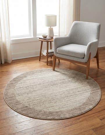 4' x 4' Angelica Round Rug