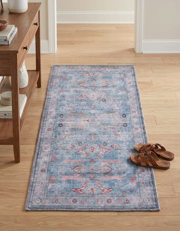 2' x 4' Washable Maahru Runner Rug