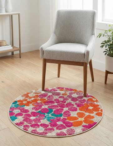 Azalea Round Rug