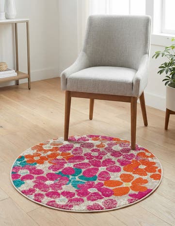 Azalea Round Rug