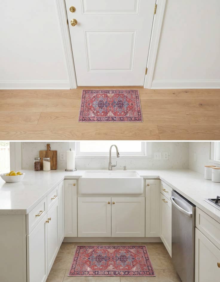 Detail image of 2' x 3' Washable Maahru Rug