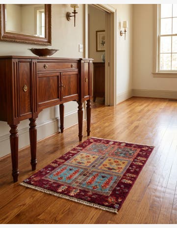 2' x 3' 2 Hand Knotted Ariana Ziegler Rug