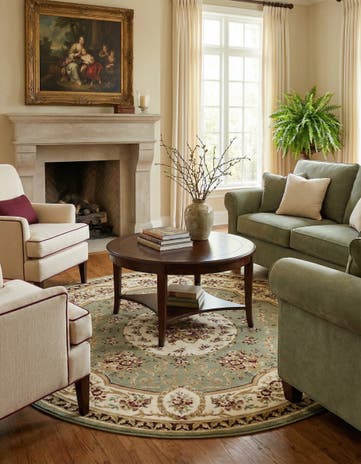 7' 10 x 7' 10 Chateau Round Rug